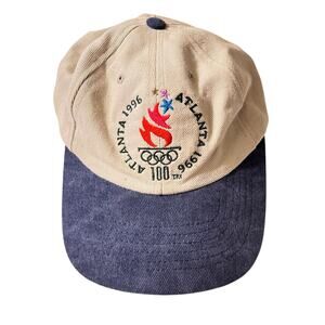 VINTAGE Olympic Games Atlanta 1996 LOGO Hat Cap EASTPORT COLLECTION ‘RARE’